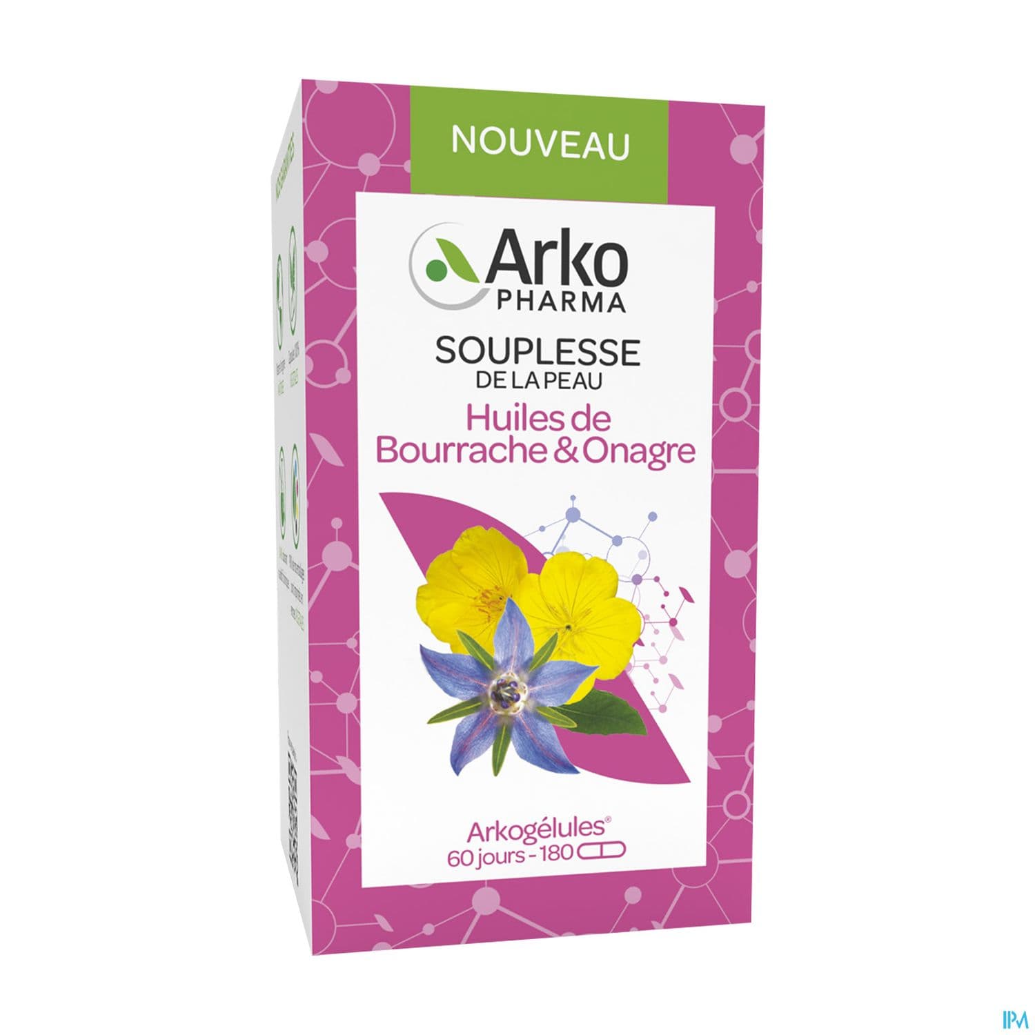 Arkopharma Arkogelules Huile Bourrache Huile Onagre Capsule 180