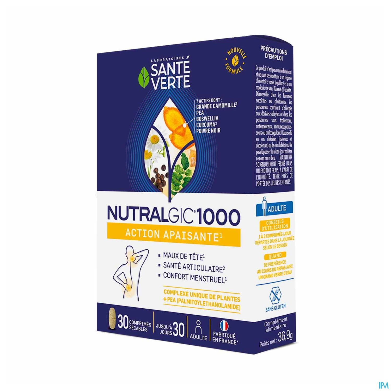 NUTRALGIC 1000 SANTE VERTE CPR 30