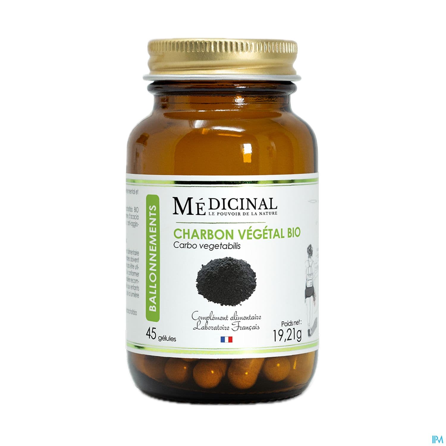Medicinal Charbon Vegetal Bio Gelule 45 — Pharmacie de la Gare