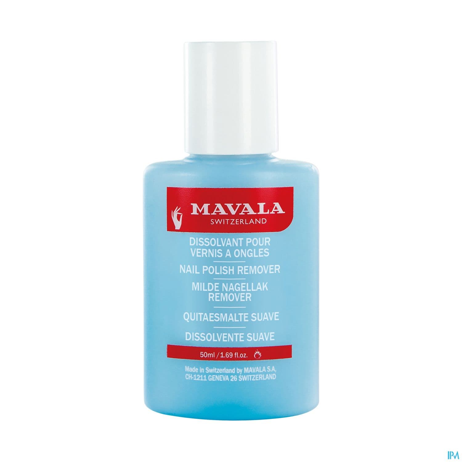 Mavala Dissolvant Bleu Flacon Plastique 50ml