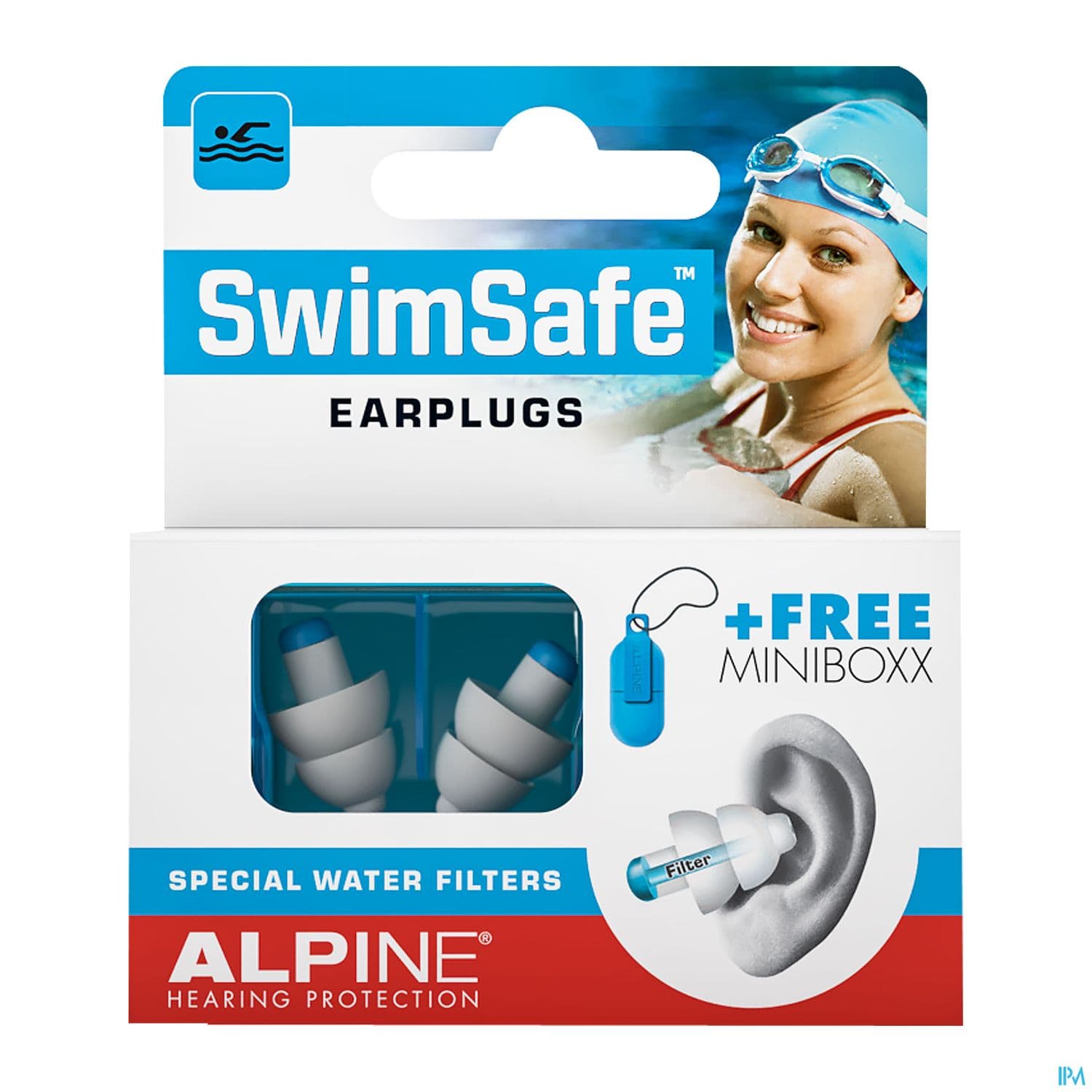 Alpine Swimsafe Bouchon Oreille Natation X2 + Box