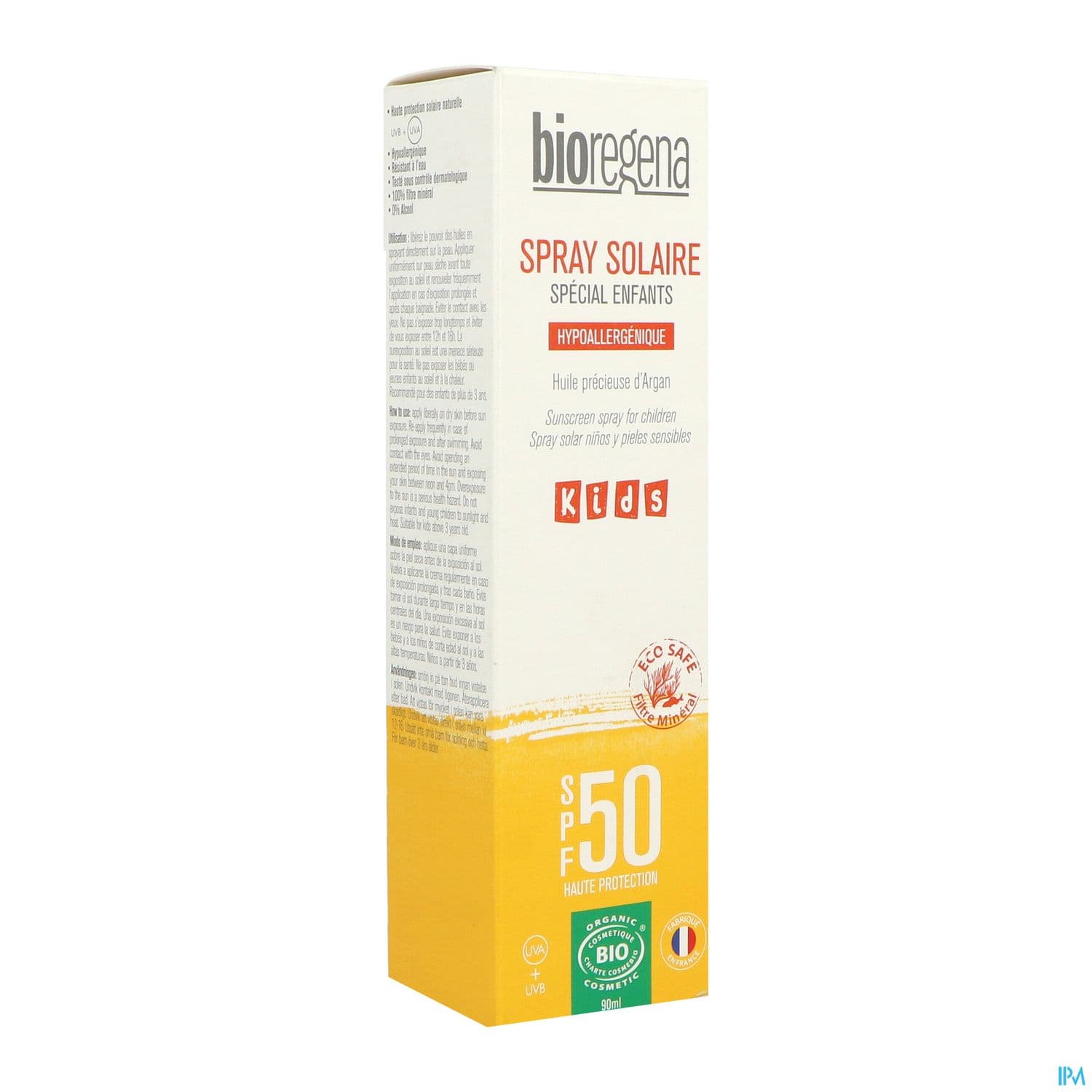 Bioregena Spray Solaire Spf50 Kids Bio 90ml