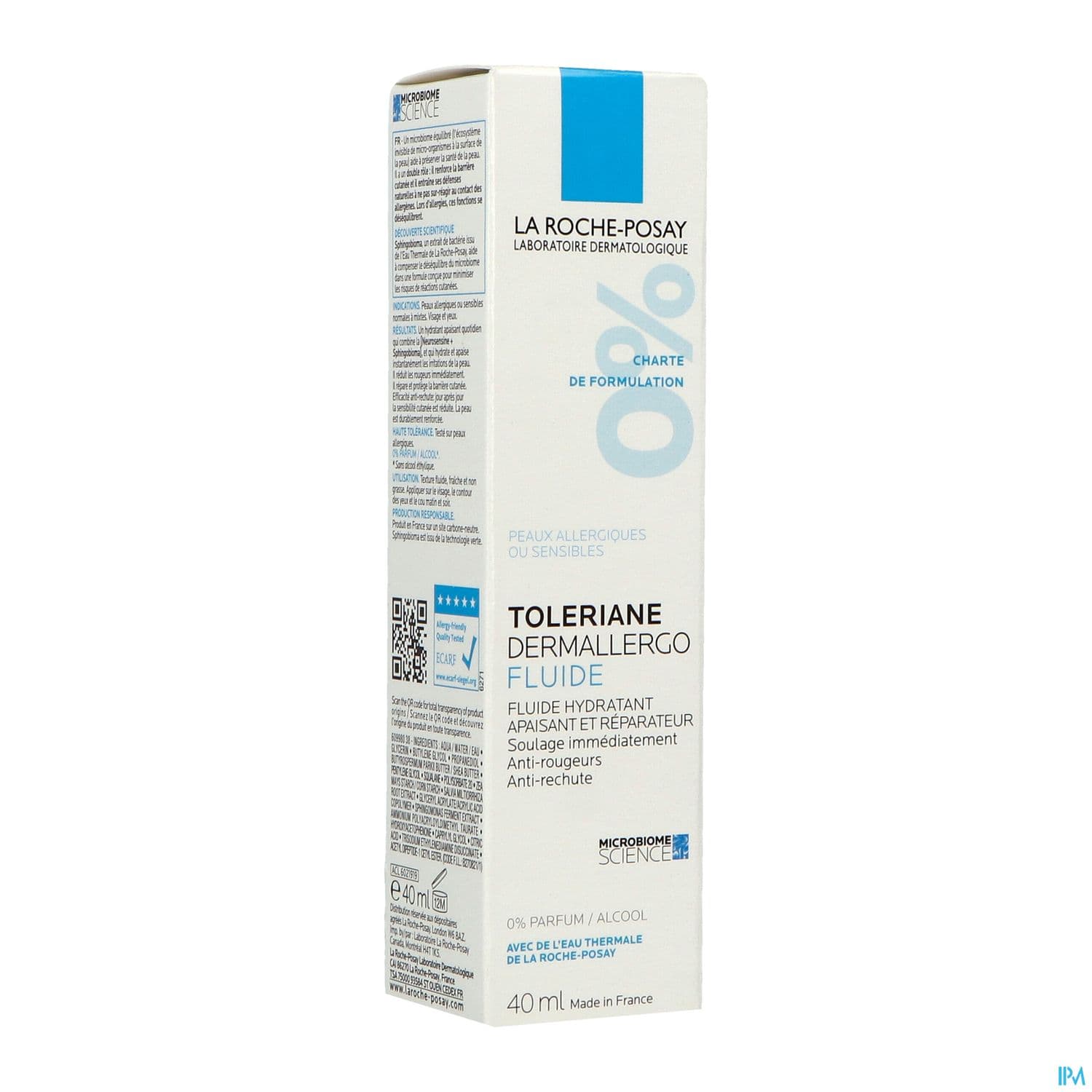 La Roche Posay Toleriane Dermallergo Fluide Hydratant Apaisant Et Reparateur 40ml