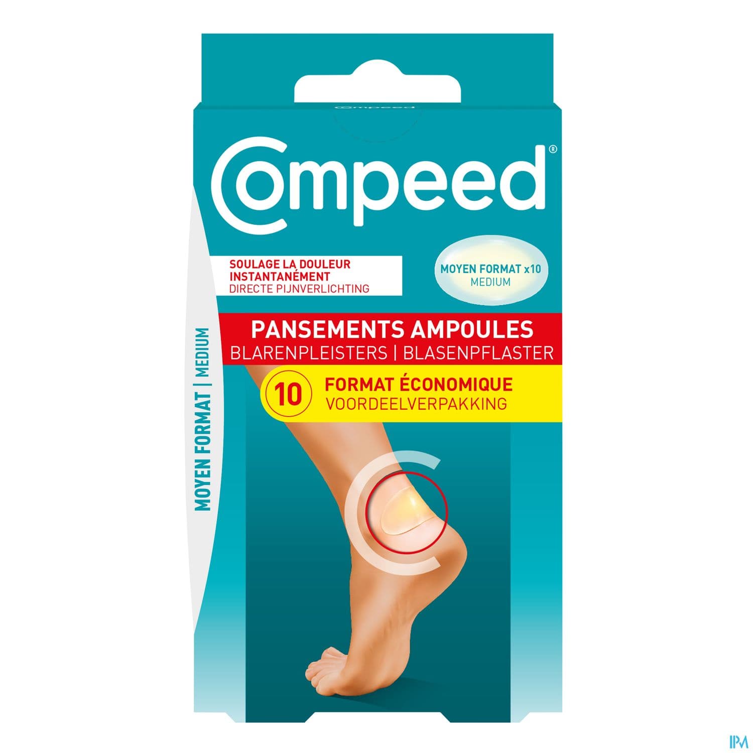 Compeed Pansement Ampoules Moyen Format 10