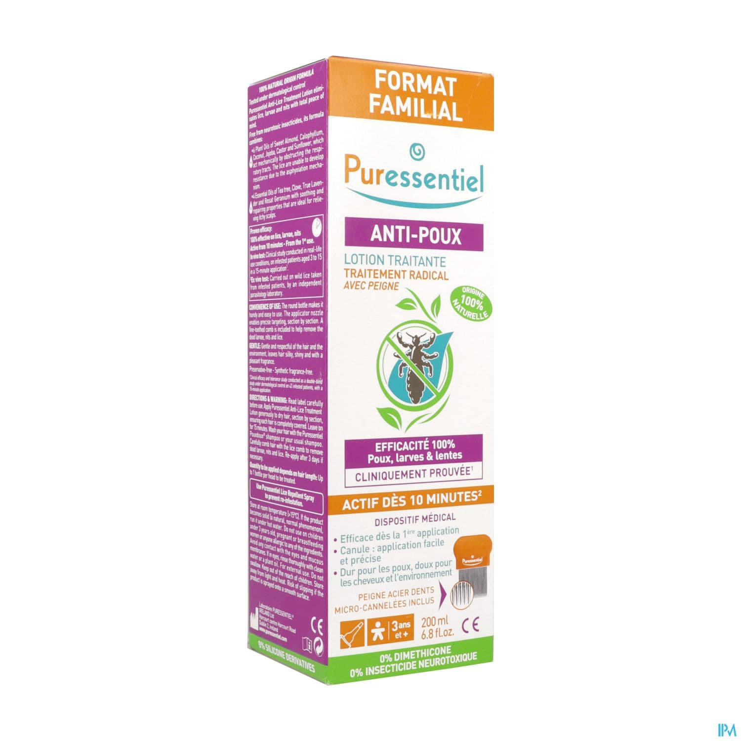 PURESSENTIEL LOT A/POUX200ML+PEIGN — Pharmacie Parc Lann