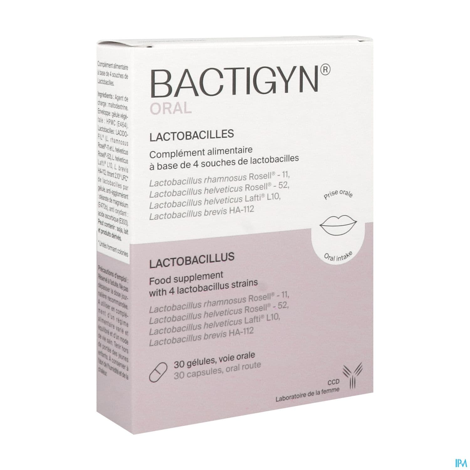 BACTIGYN ORAL GELUL 30 — Pharmacie Juin