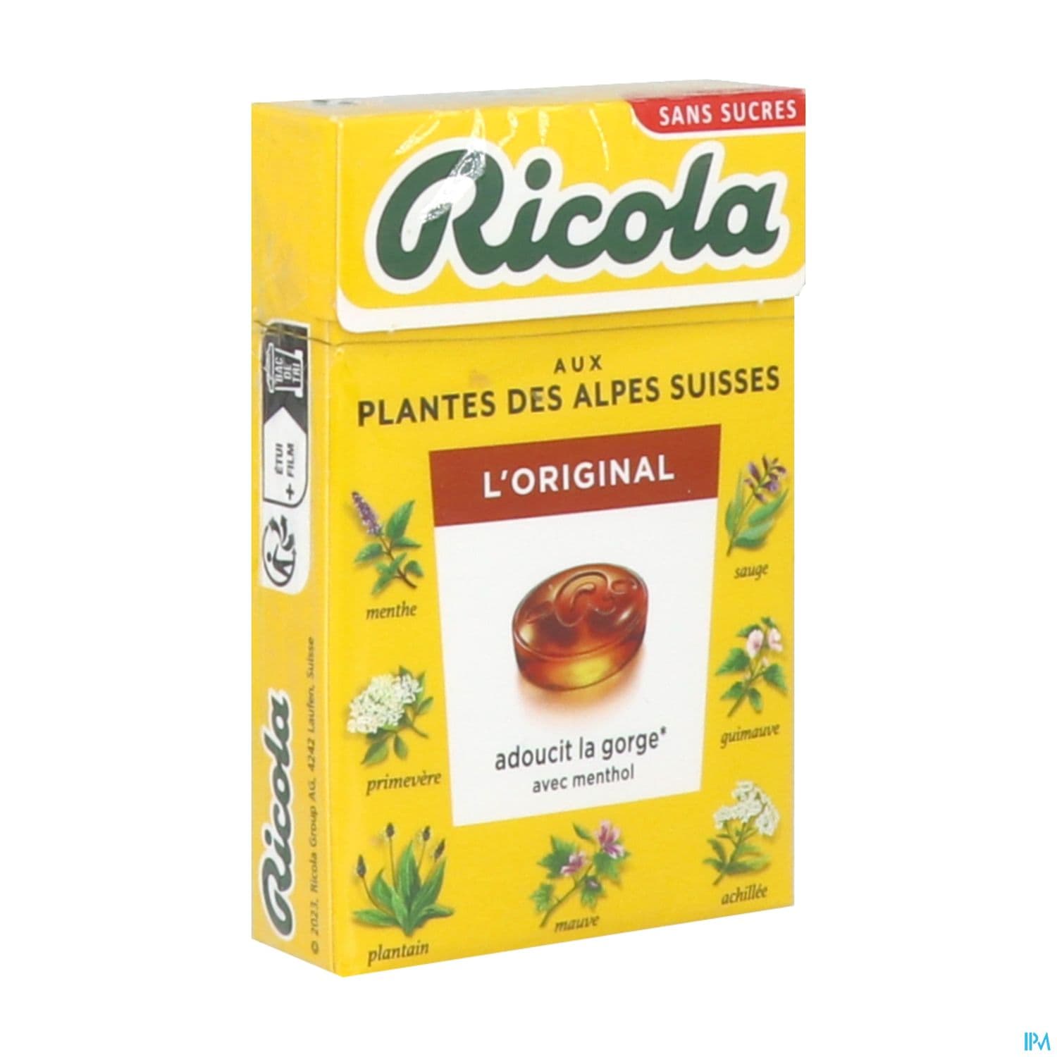 Ricola Bonbon Original Plantes 50g