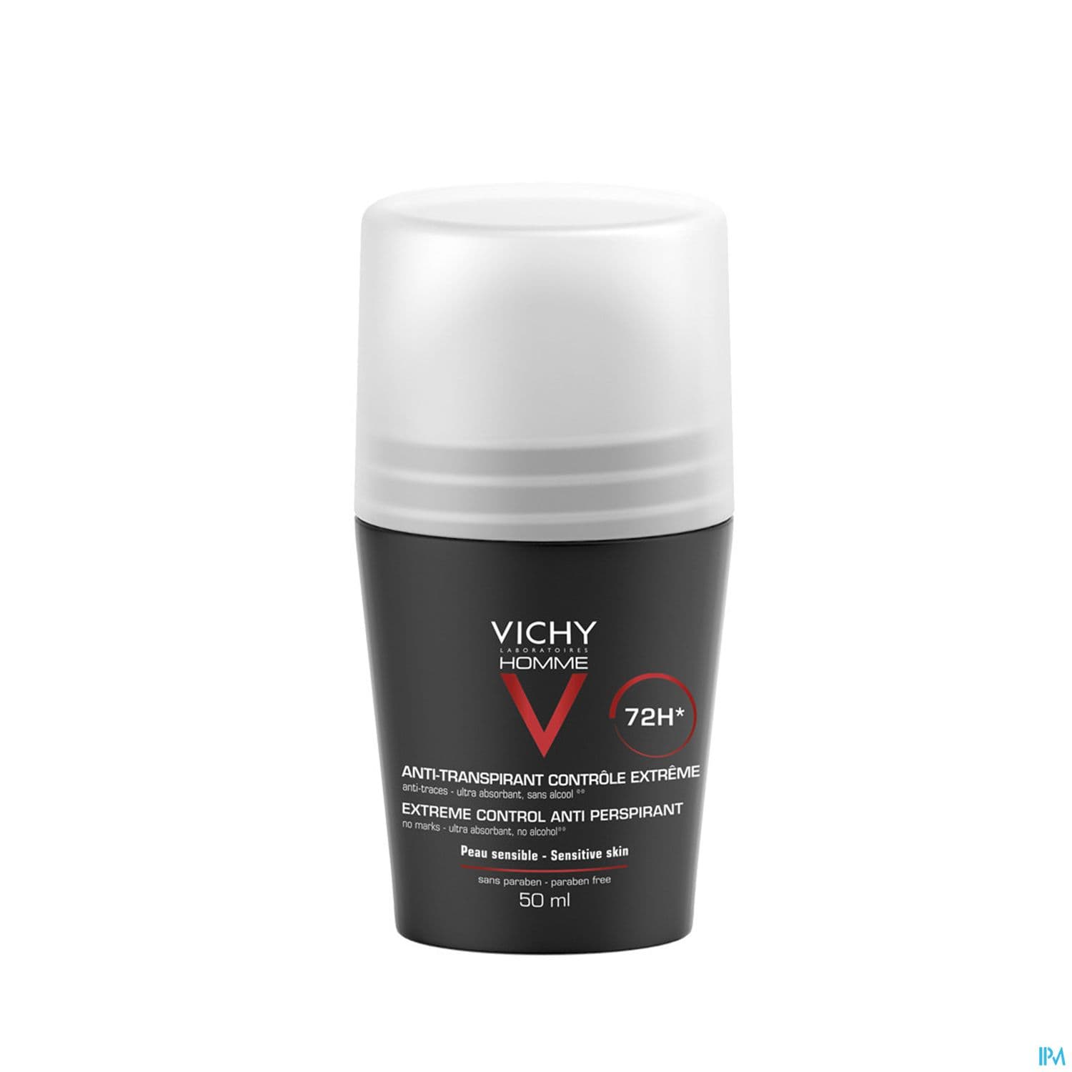 Vichy Homme Antitranspirant Bille Antitrace 72h 50ml