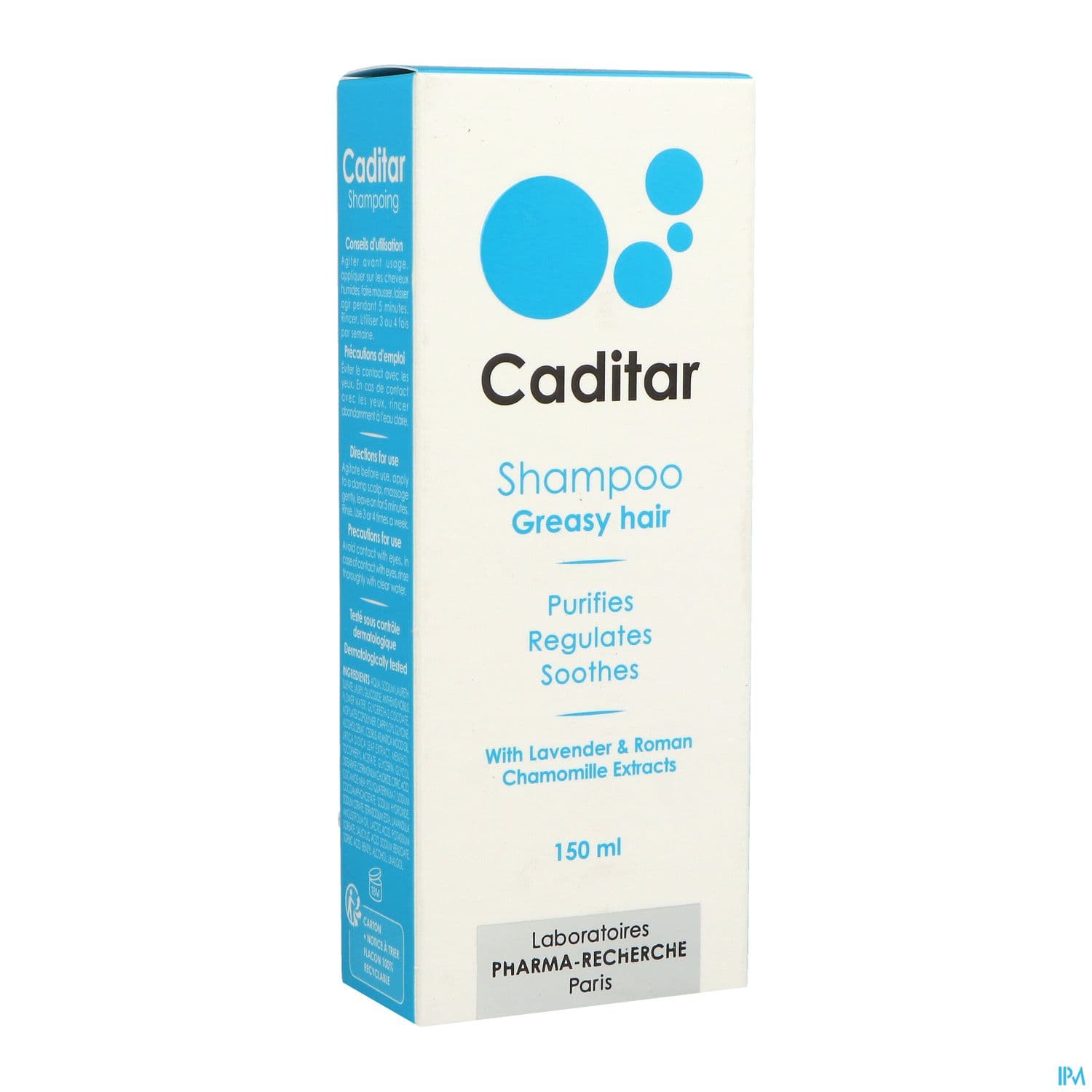 CADITAR SH CHEVEUX GRAS 150ML — Pharmacie Centrale de l'Est