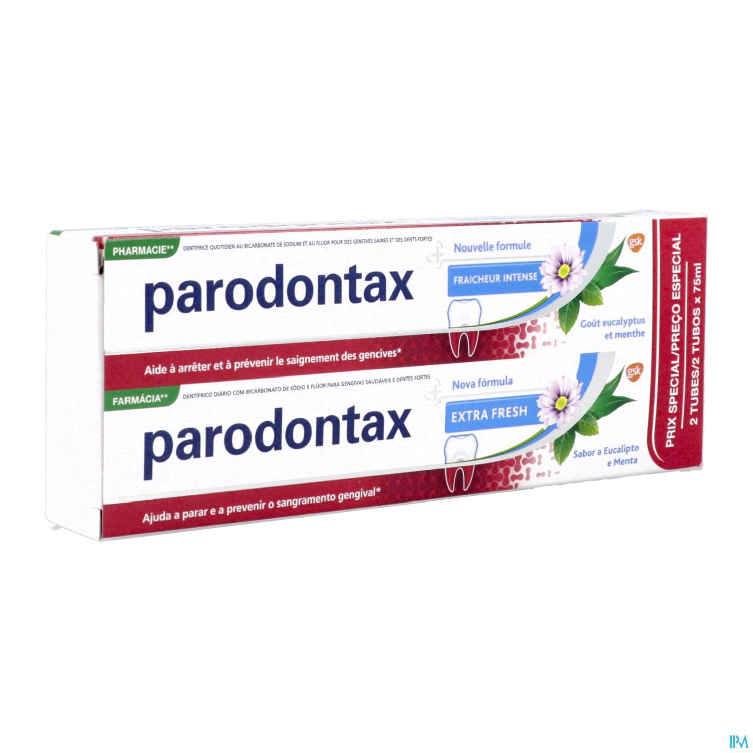 PARODONTAX DENT FRAICH INT 75ML X2