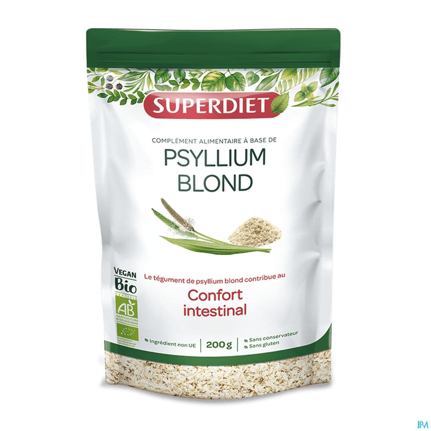 Superdiet Psyllium Blond Tegument Bio 200g