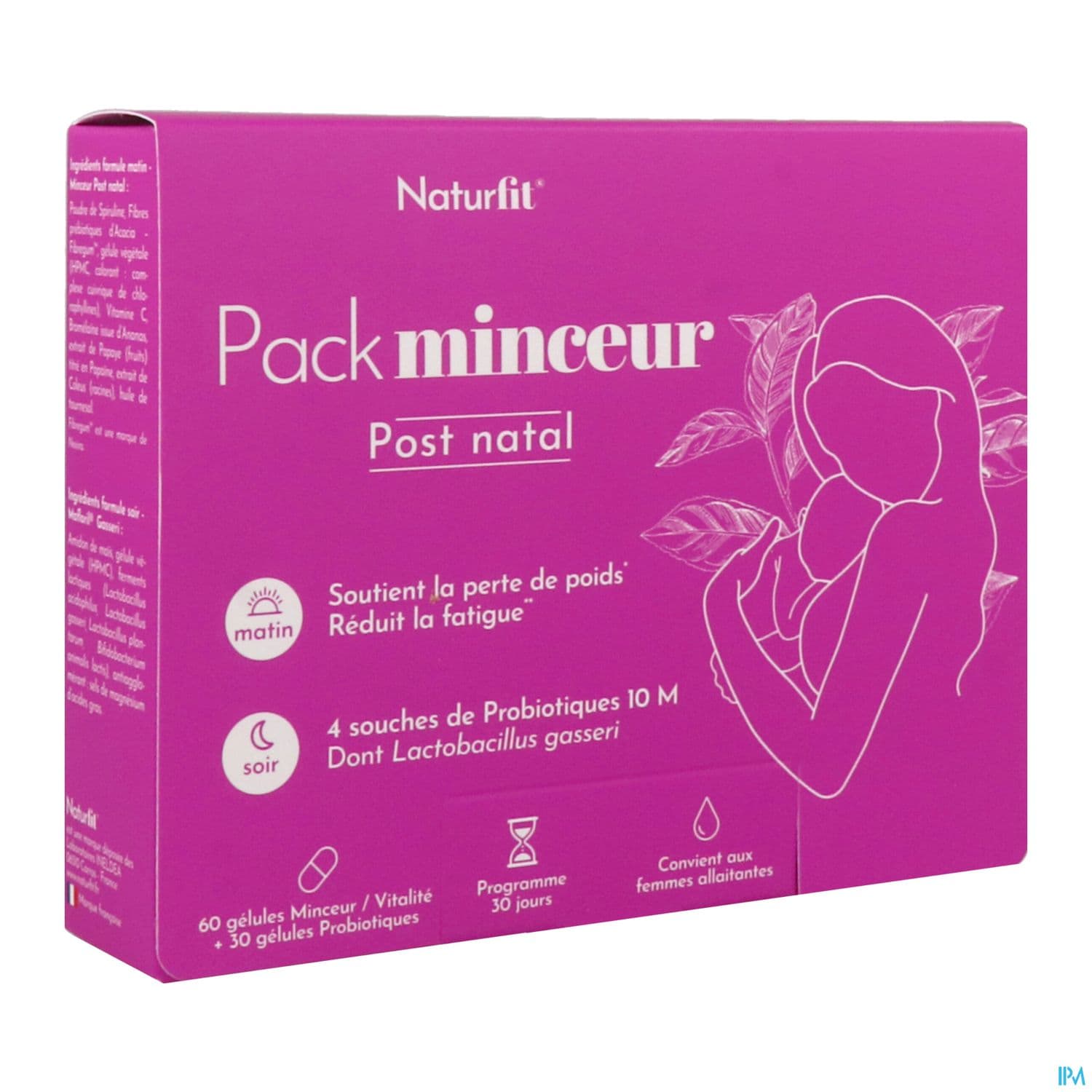 Ineldea Naturfit Pack Minceur Post Natal Gelule 90
