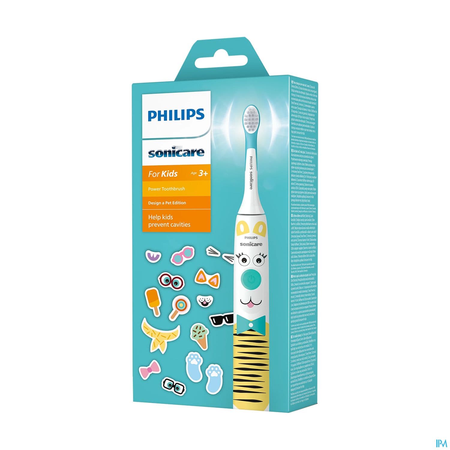 Sonicare Brosse A Dents Electrique For Kids Hx3601/01 Design A Pet