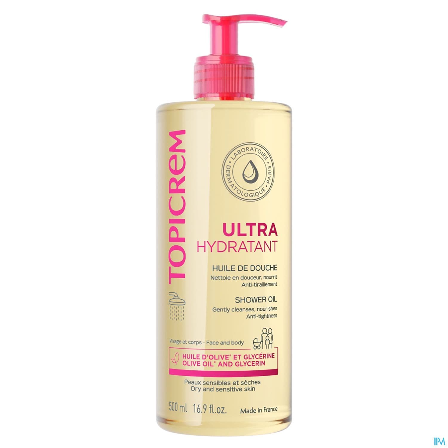 TOPICREM ULT/HYDR HLE DCH 500ML — Pharmacie Lafayette des Clairions