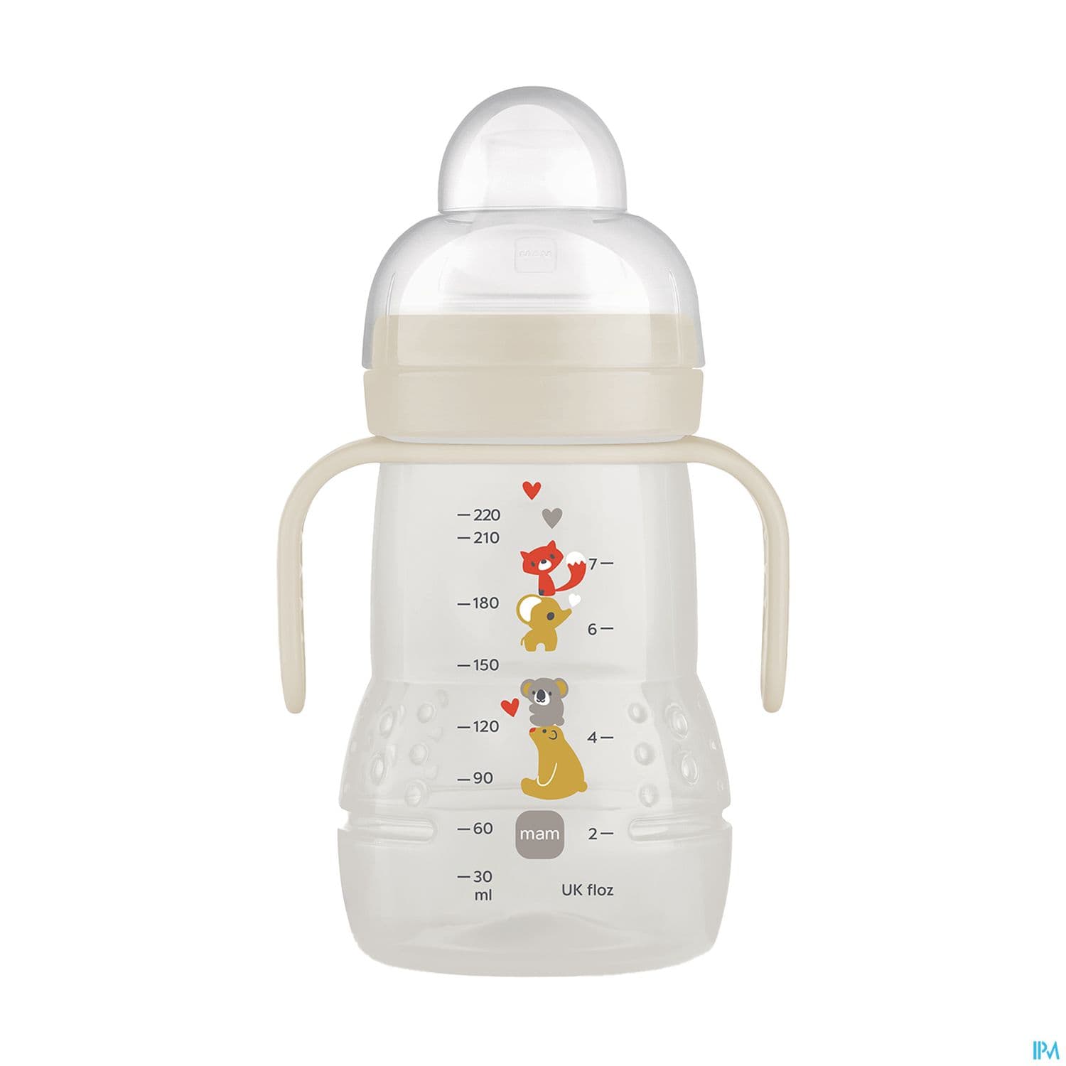 Mam Biberon De Transition 220ml Unisexe Bec Souple Antifuite Silicone