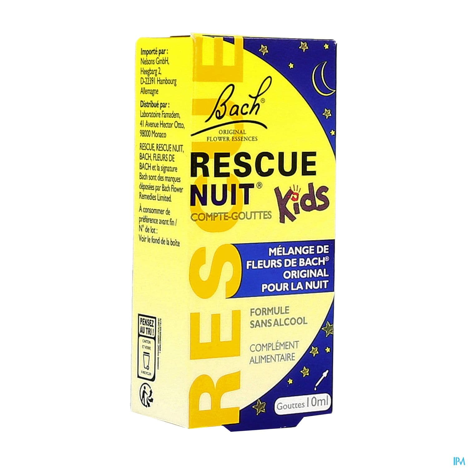 Rescue Bach Nuit Kids Compte Gouttes 10ml