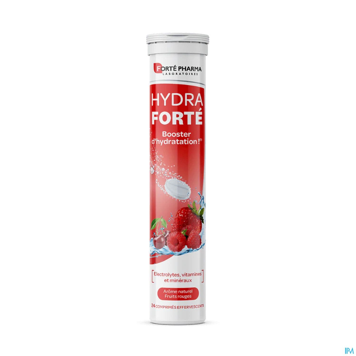 Forte Pharma Hydra Forte Booster D'hydratation Gout Fruits Rouges Comprime Effervescent 24