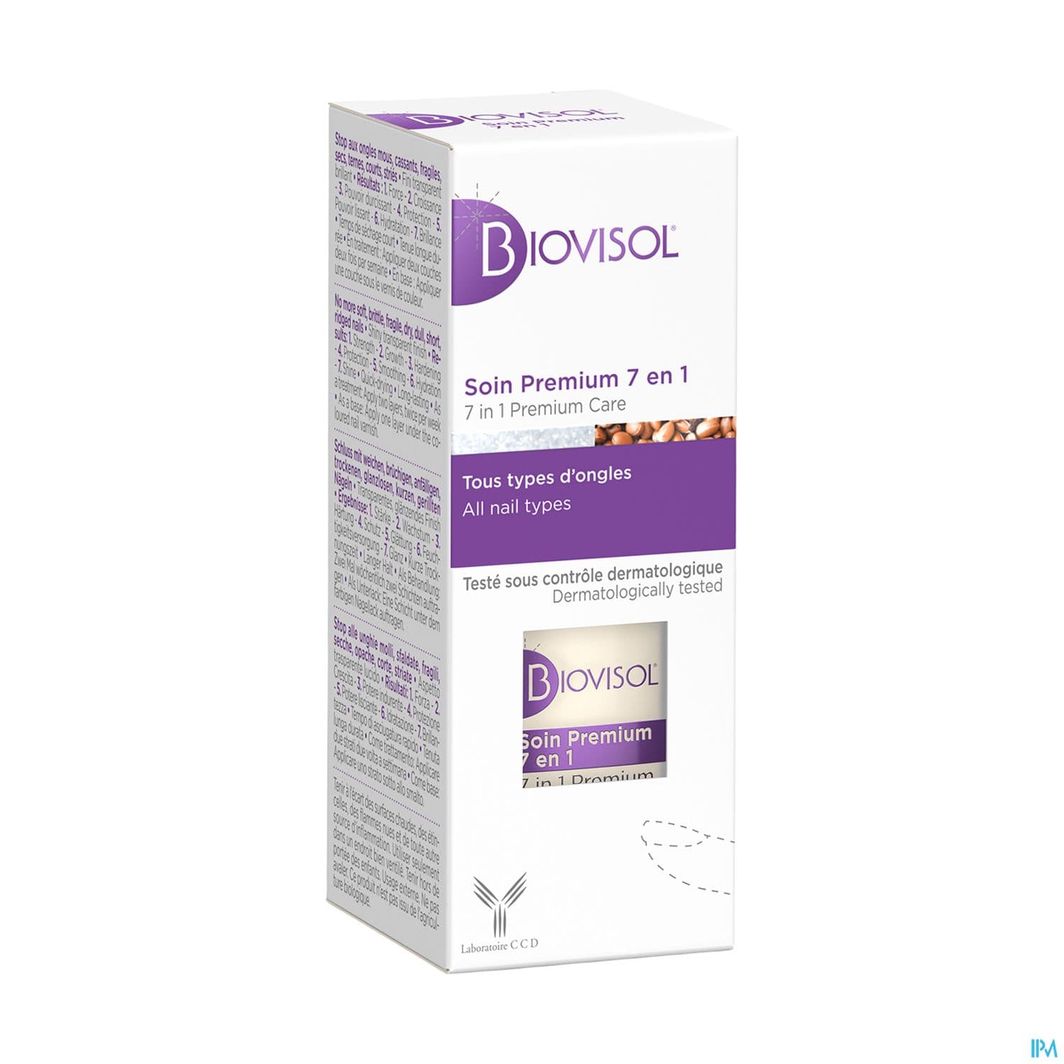 Biovisol Vernis Ongles Soin Premium 7en1 10ml