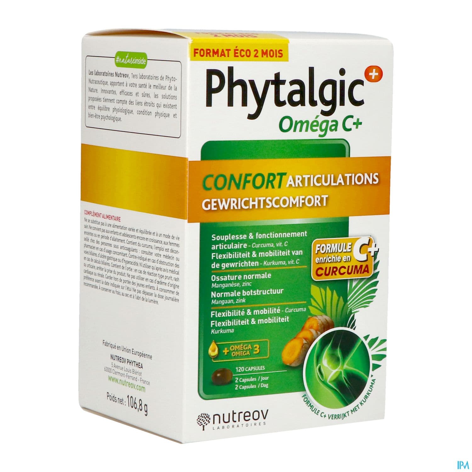 PHYTALGIC+ OMEGA C+ CAPS 120 — PHARMACIE DE LA GARE Nancy