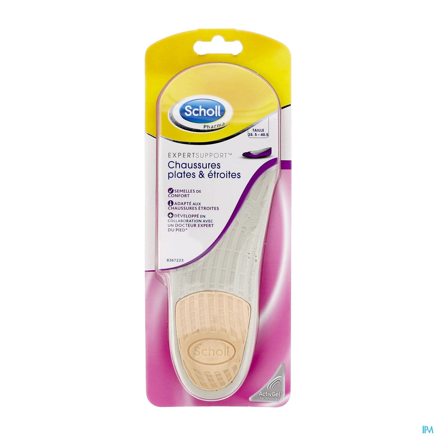 SCHOLL SEMELLE CHAUSSURE PLATE