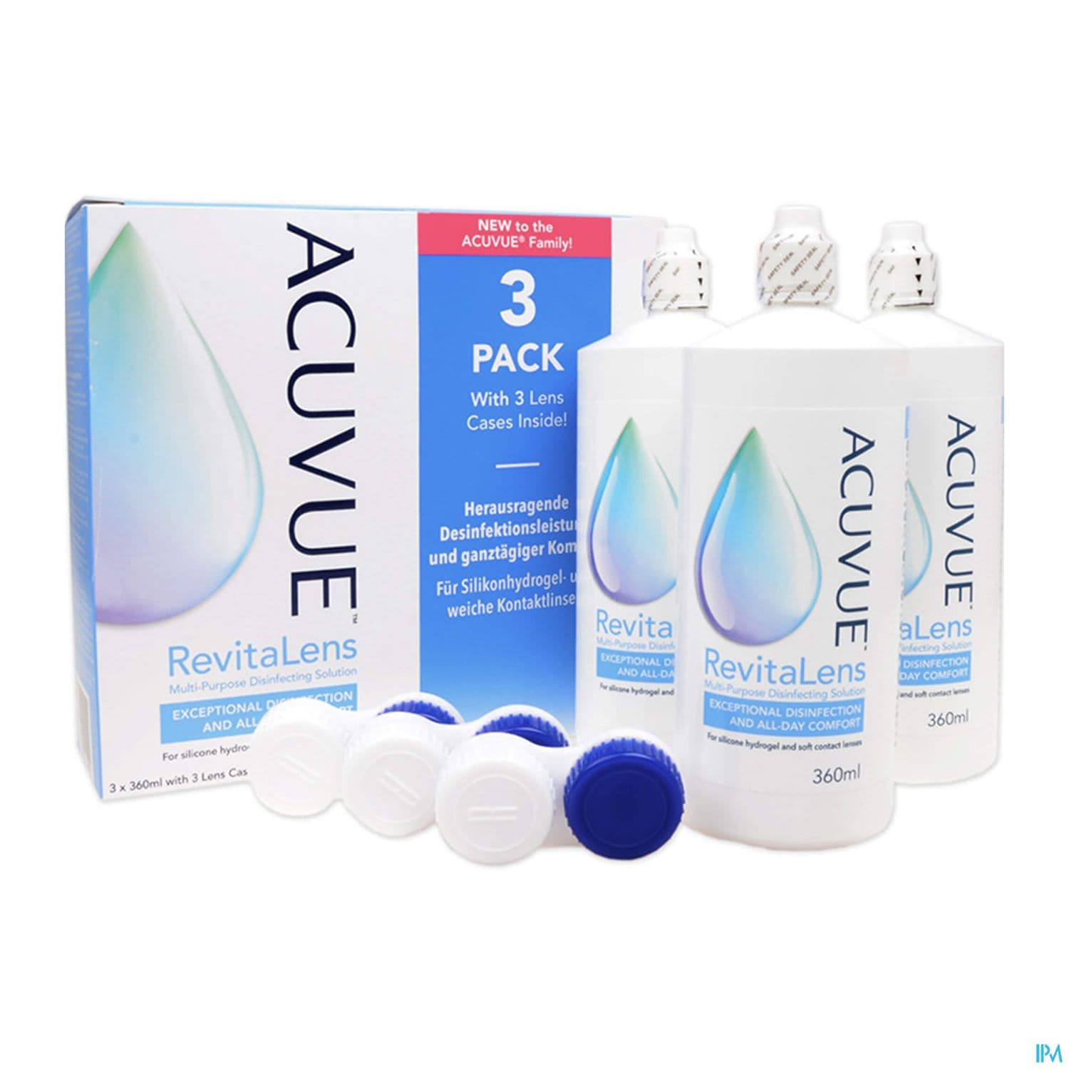 ACUVUE REVITALENS SOL 360ML X3 — Pharmacie Comedie