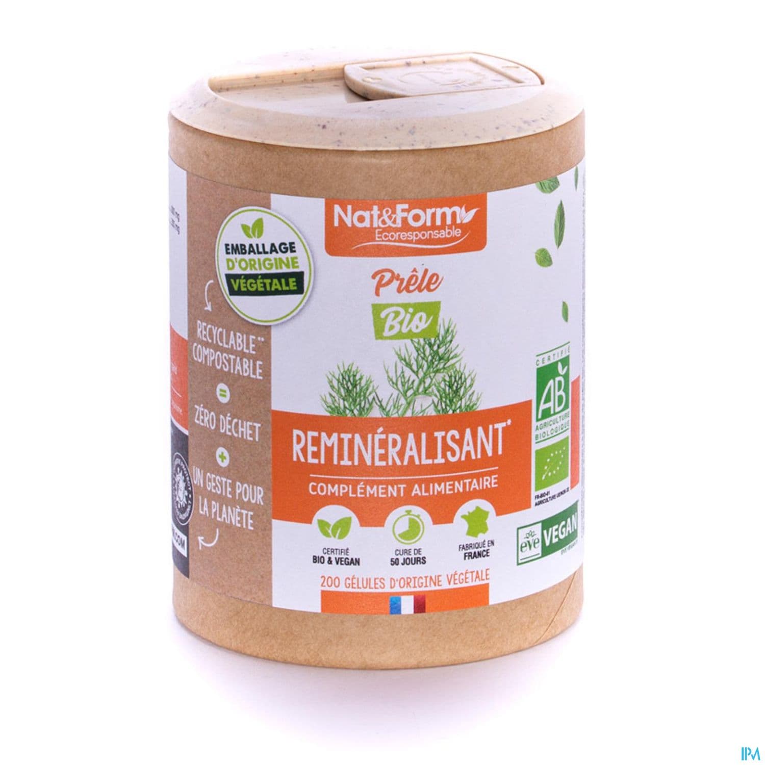 Nat Et Form Ecoresponsable Prele Bio Gelule Vegetale 200