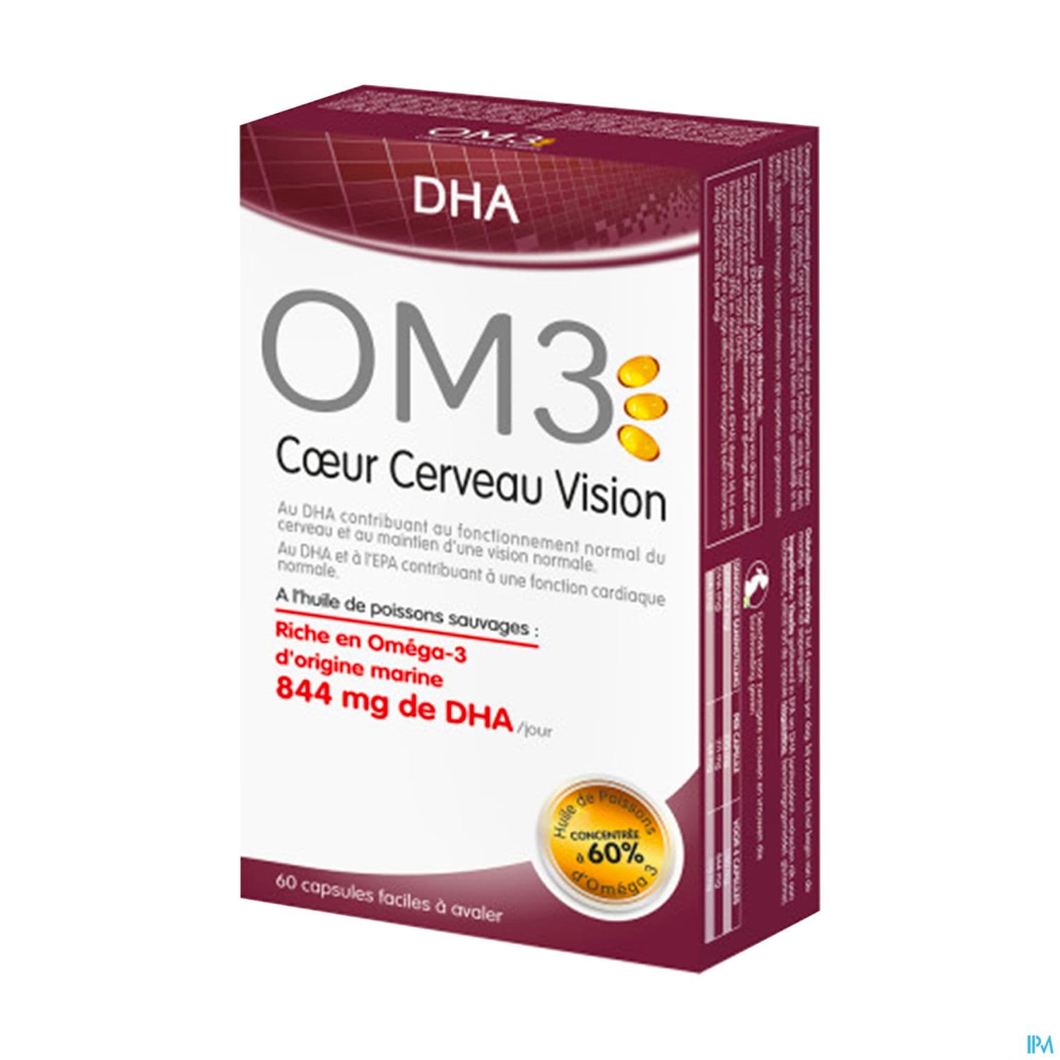 Om3 Dha Coeur Cerveau Vision Capsule 60 — Pharmacie Dutertre