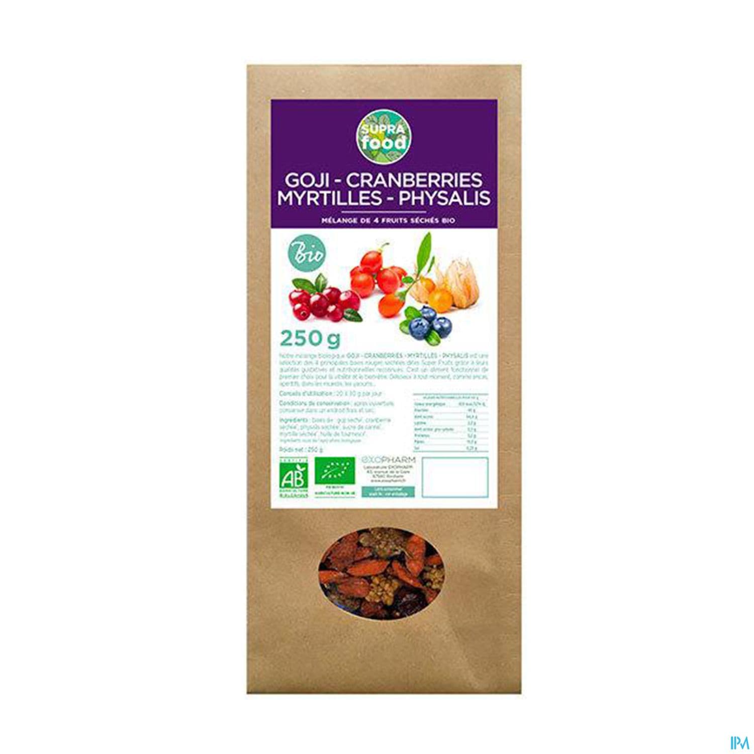 Exopharm Melange 4 Fruits Bio 250g