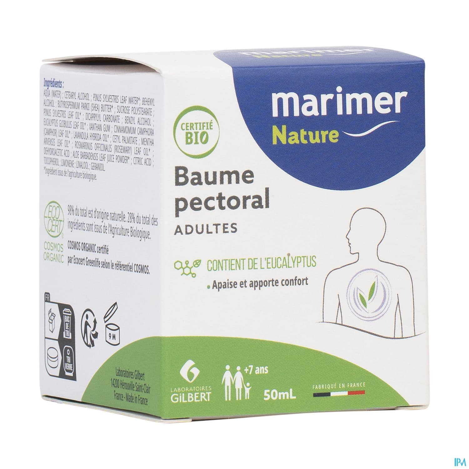 Laboratoires Gilbert Marimer Baume Pectoral Adulte 50ml
