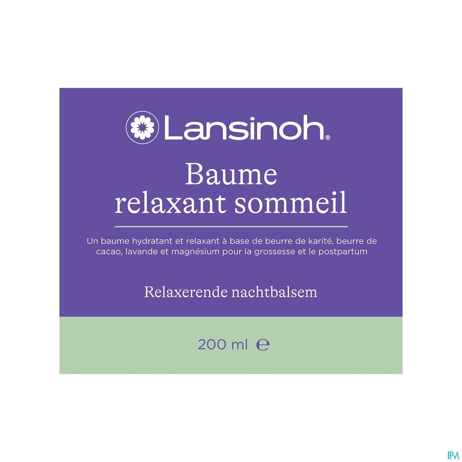 LANSINOH BAUME RELAX SOMMEIL 200ML — Pharmacie Lamarck