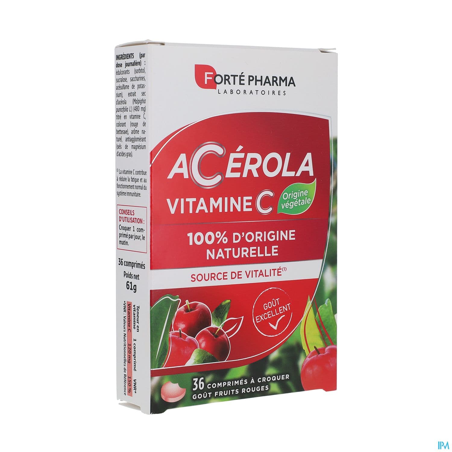 ACEROLA FORTE PHARMA CP A CROQ 36