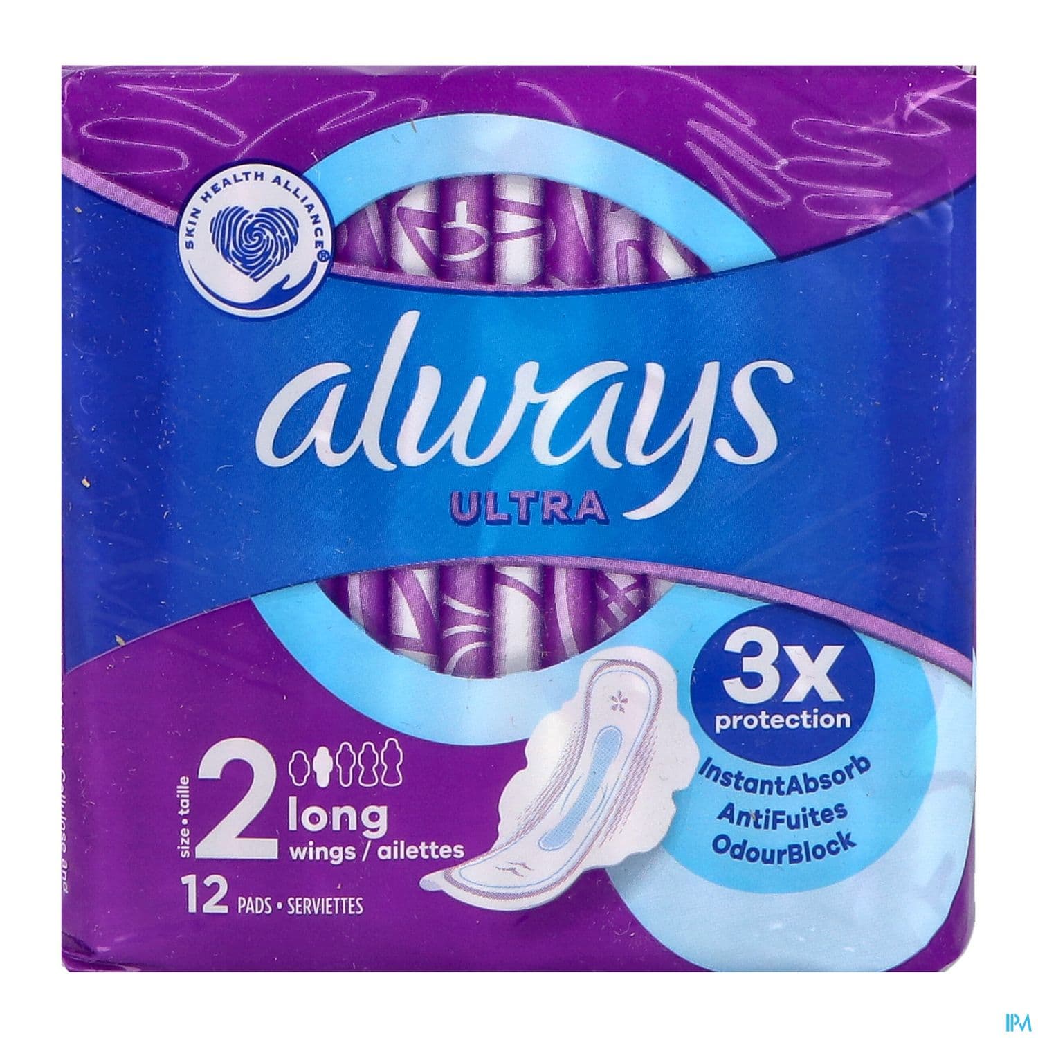 Always Ultra Serviette Periodique Long Plus 12
