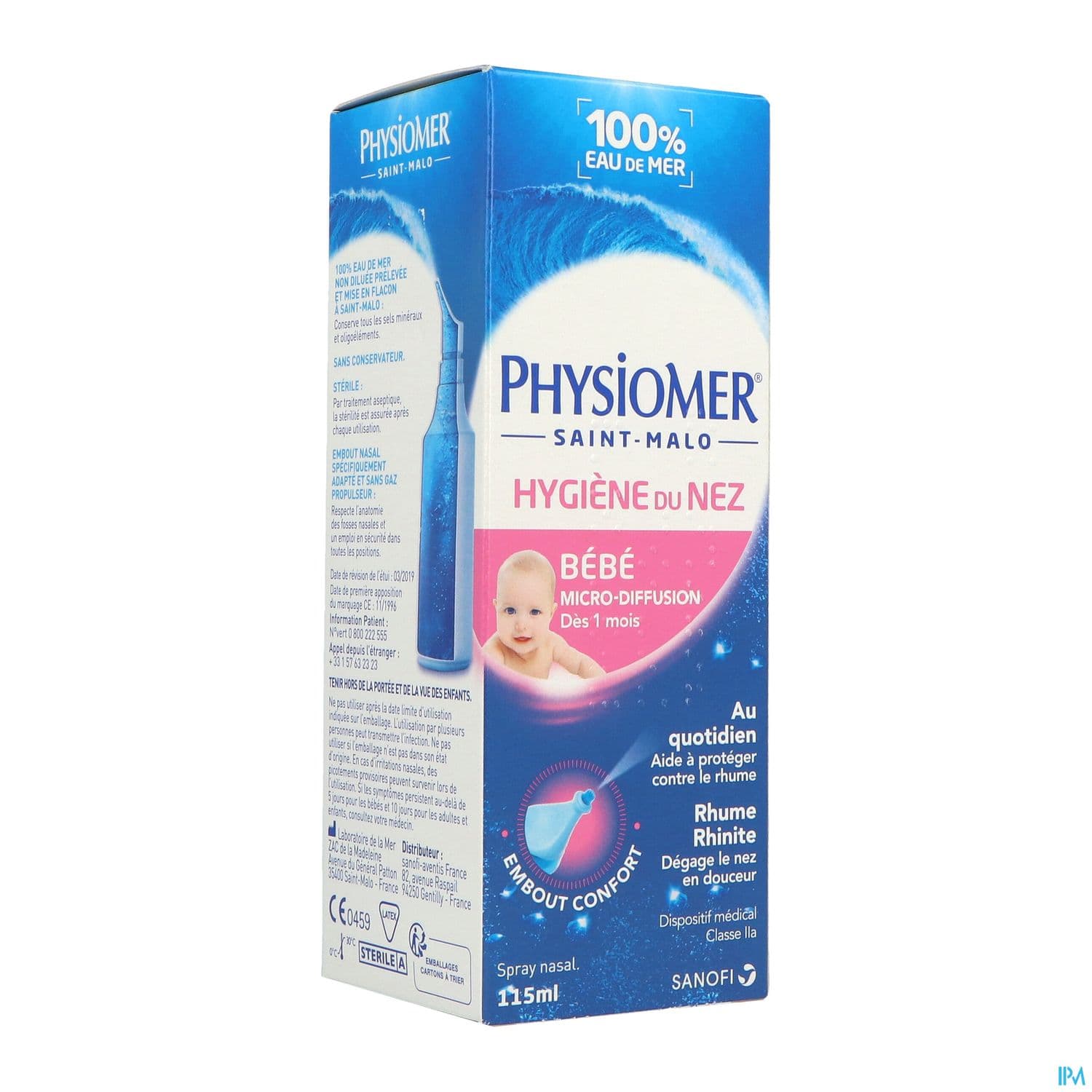 Physiomer Nourrisson Solution Nasale 115ml