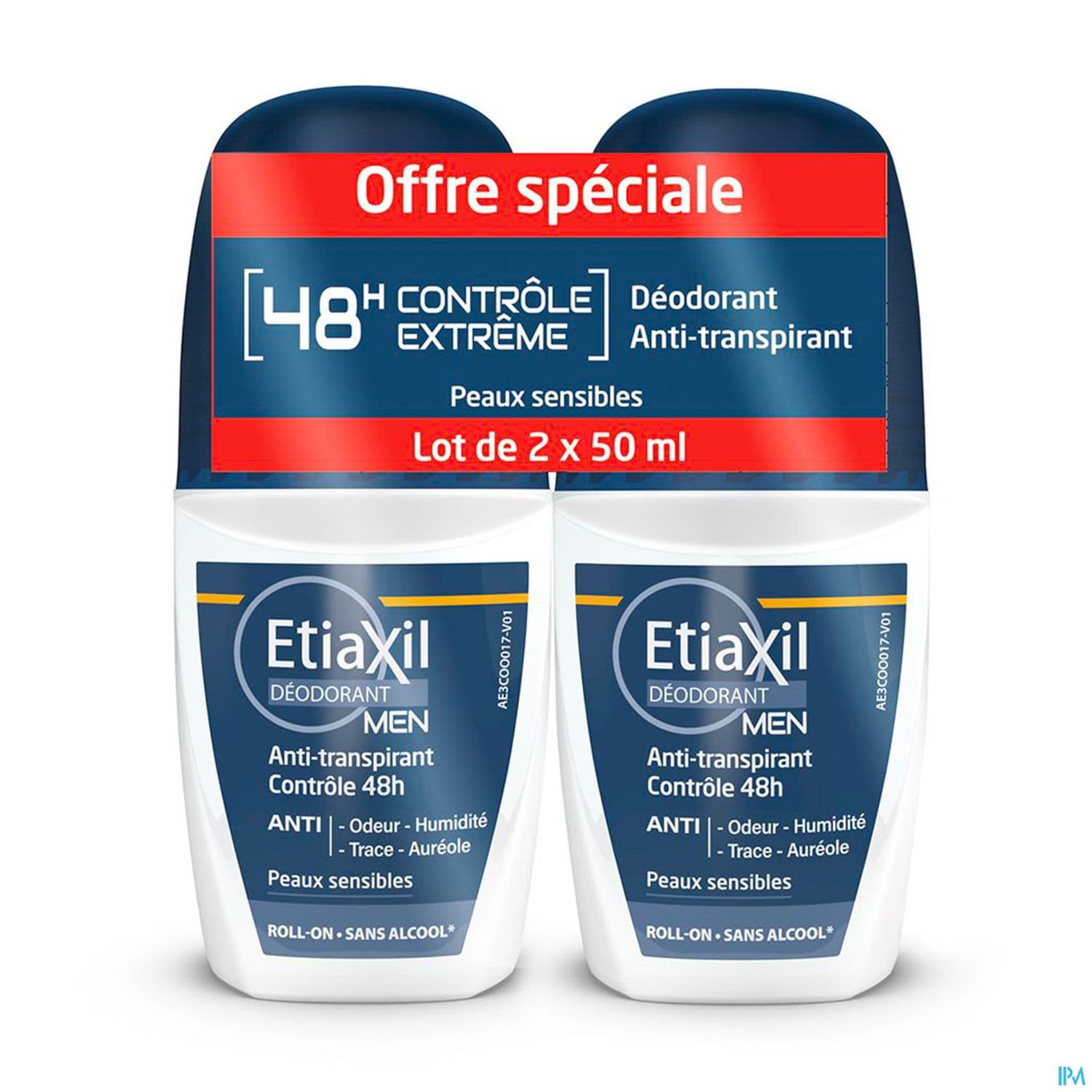 ETIAXIL DEO HOM 48H ROLLON 50MLX2