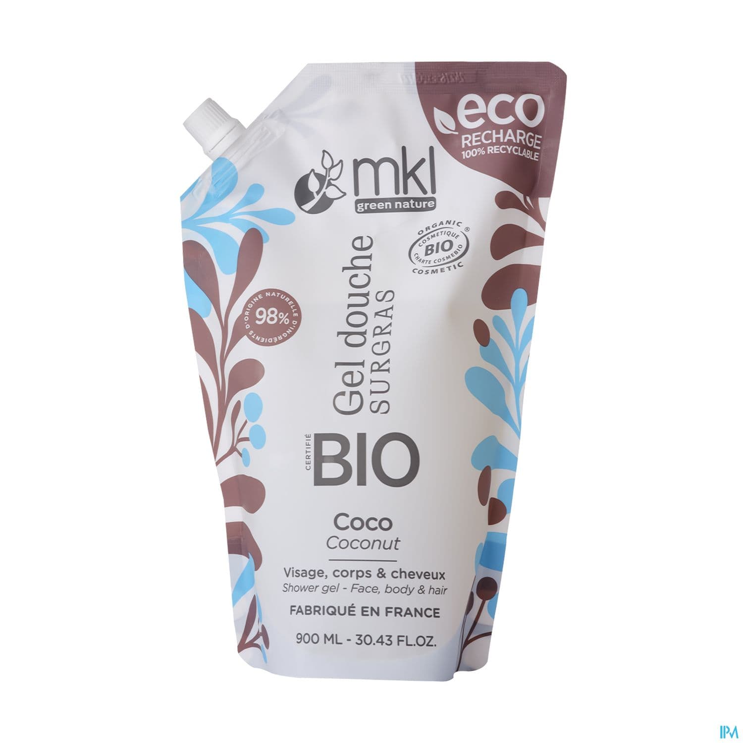 MKL GEL DCH COCO BIO 900ML — Pharmacie du Grand Vitrolles