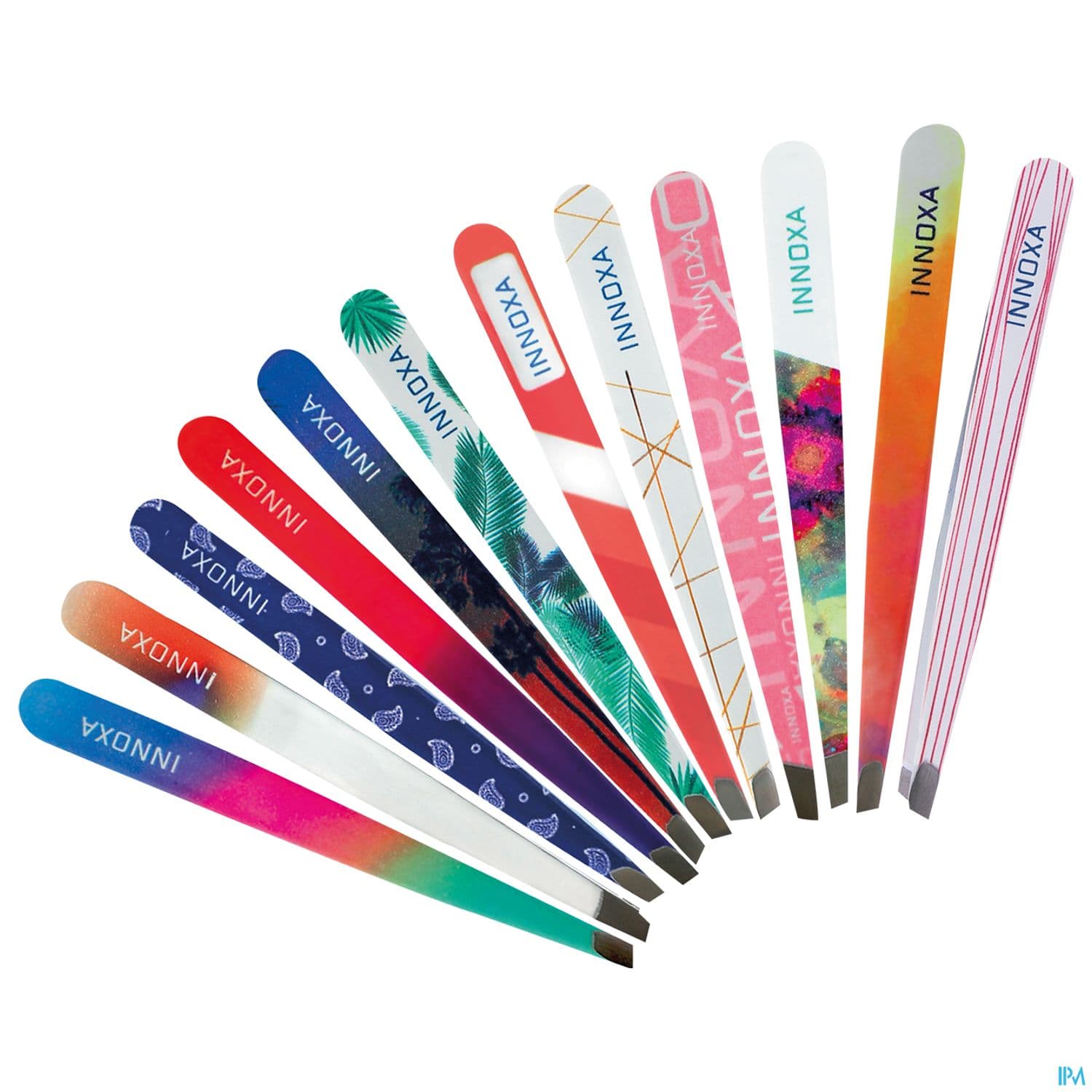 Innoxa Pince A Epiler Mors Biais Motif 9cm6