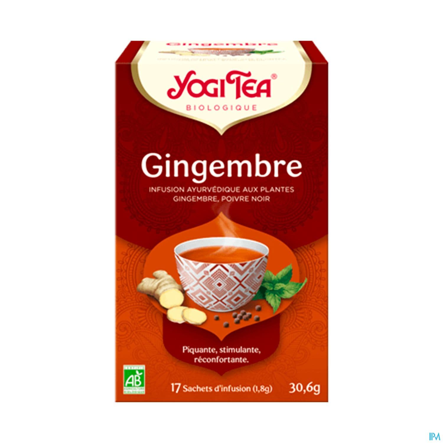 YOGI TEA GINGEMBRE BIO SACH 17 — Nouvelle Pharmacie Serrier