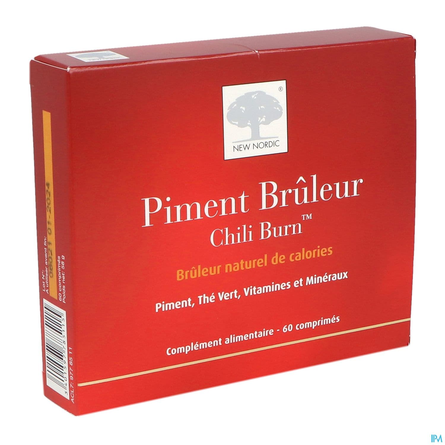 New Nordic Piment Bruleur Chili Burn Comprime 60