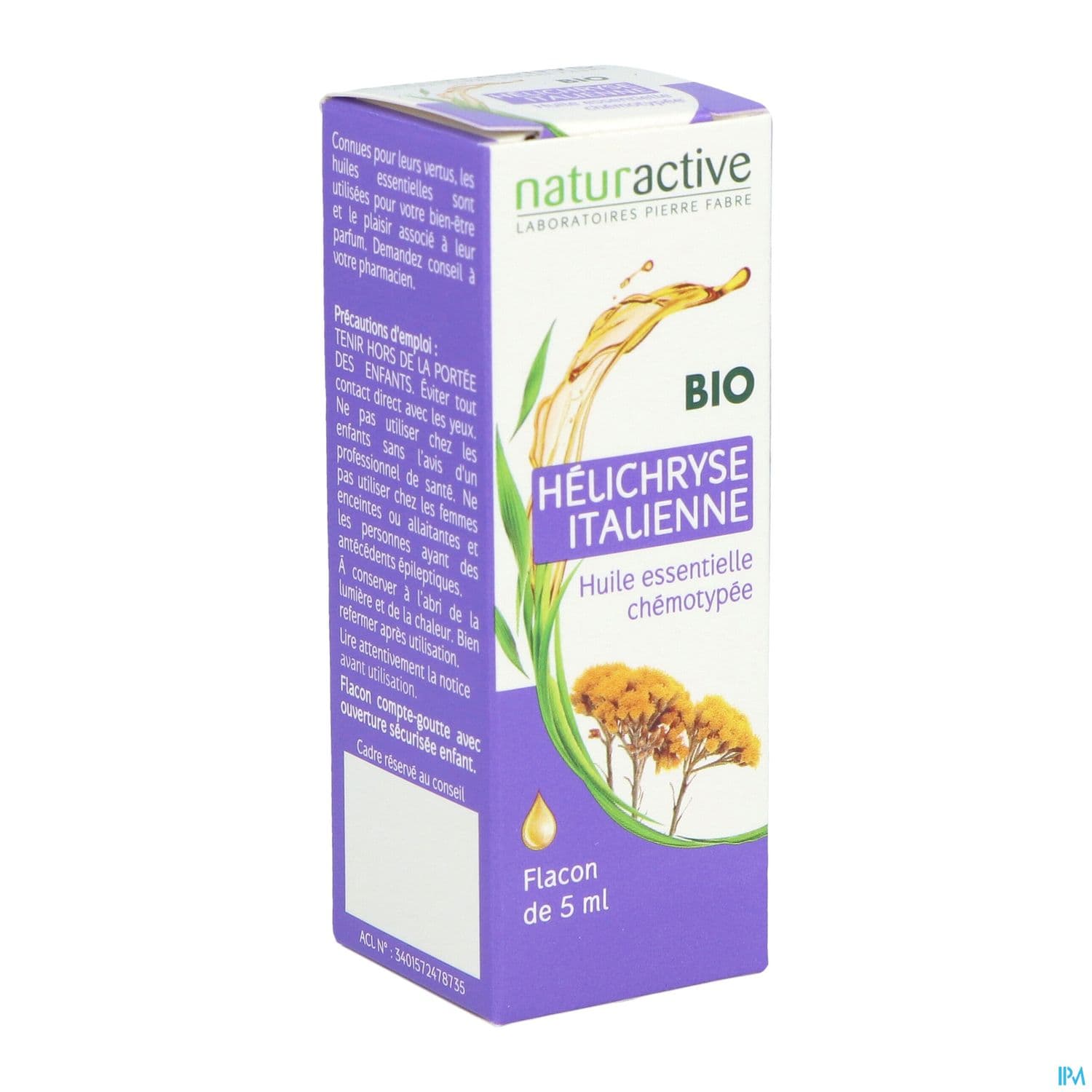 Naturactive Huile Essentielle Bio Helichryse Italienne 5ml