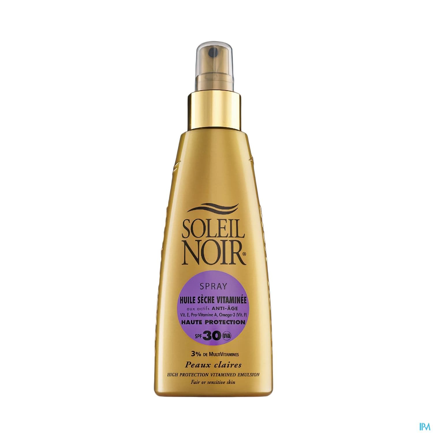 Soleil Noir Huile Seche Vitamine Ip 30 Spray 150ml