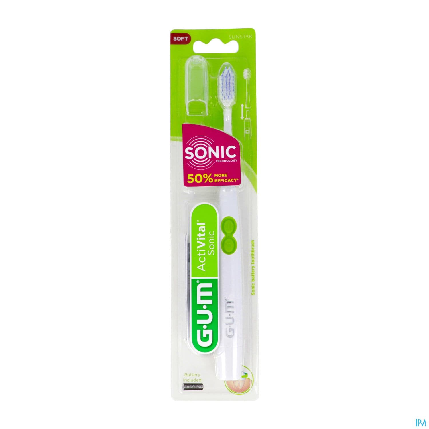 Gum Activital Brosse Dents Electriq. Pile