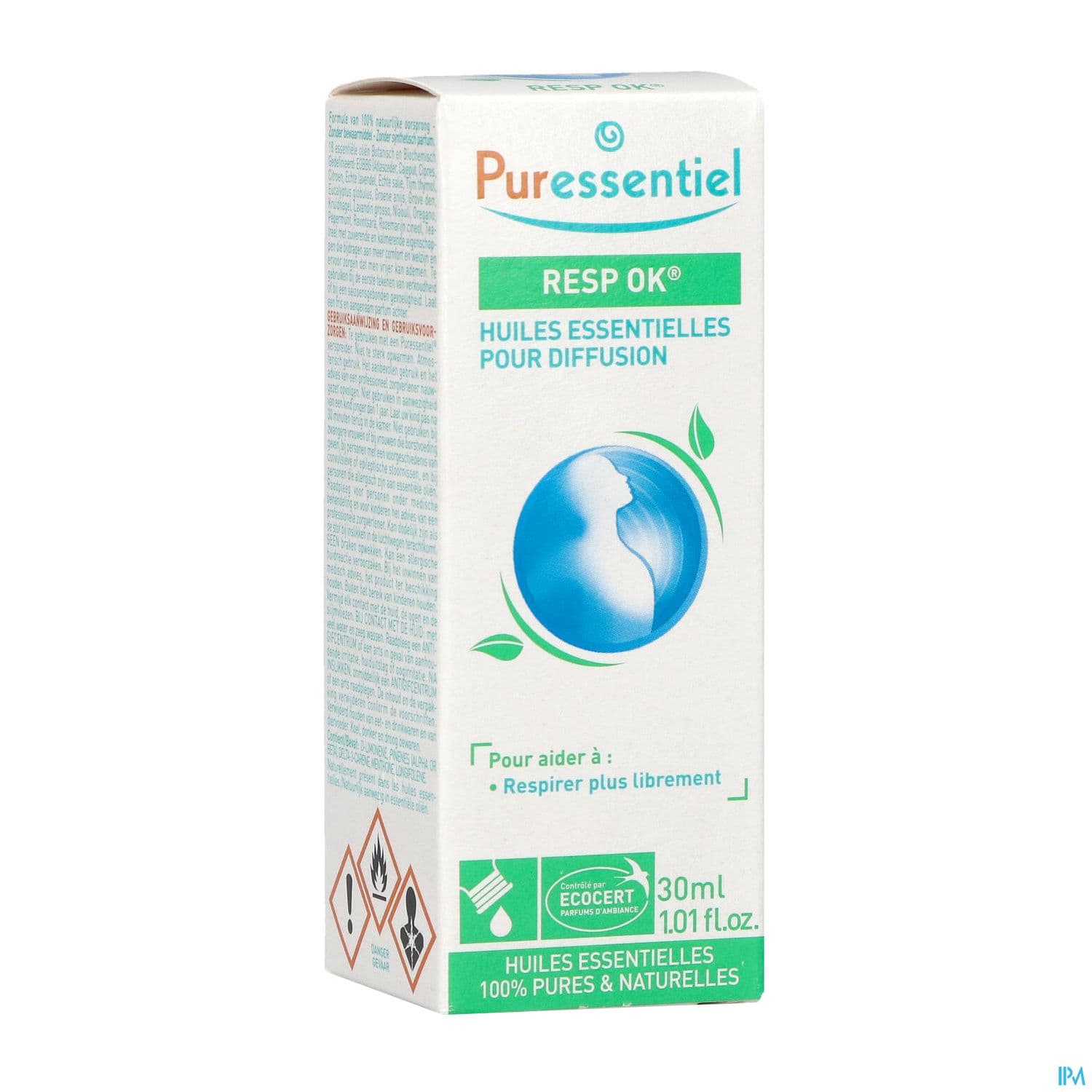 Puressentiel Diffuse Resp Ok Huile Essentielle Pour Diffusion 30ml