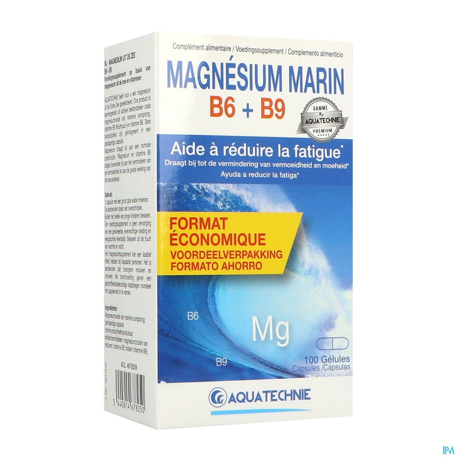 Aquatechnie Magnesium Marin B6 B9 Gelule 100 — Pharmacie De Mailloles