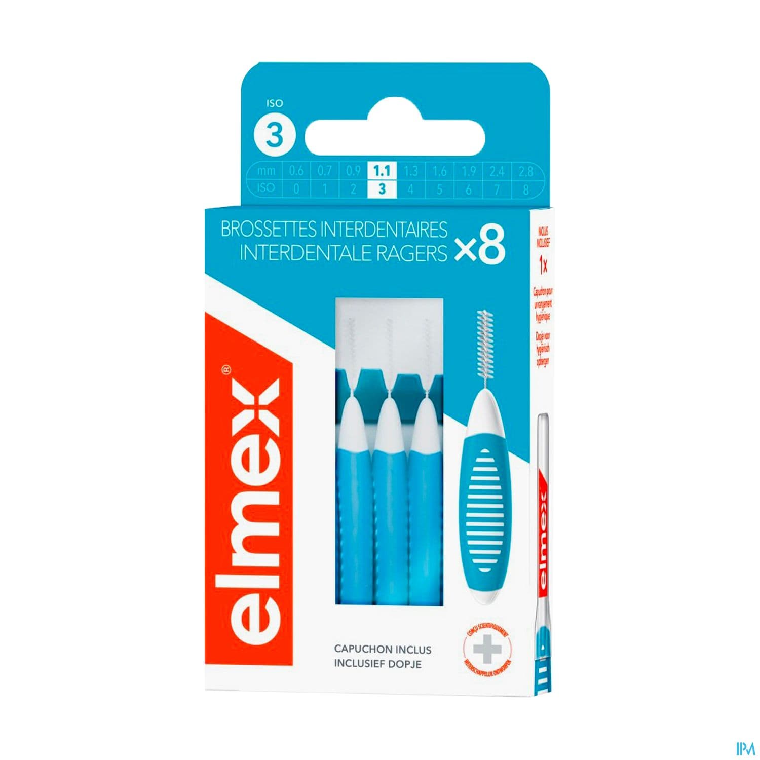 Elmex Brossette Interdentaire Taille 3 1mm1 X8