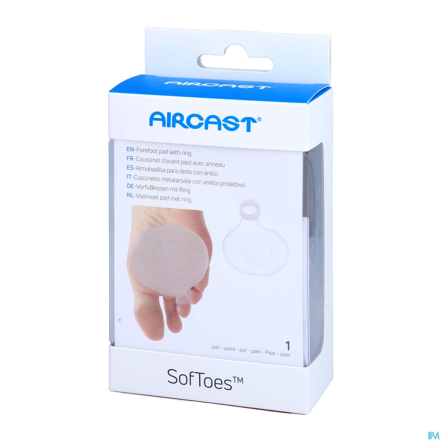 Donjoy Aircast Softoes Coussinet Avant Pied Avec Anneau X2 — Pharmacie Lafayette de Roubaix
