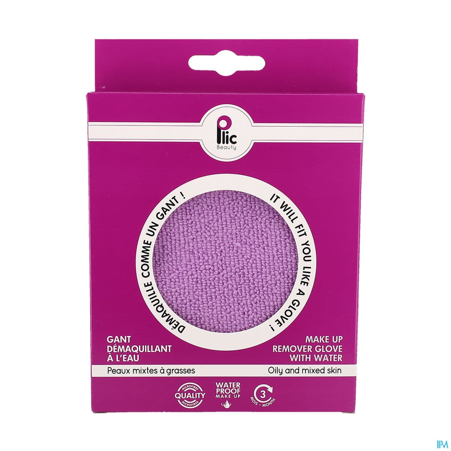 Plic Beauty Gant Demaquillant Peaux Grasses