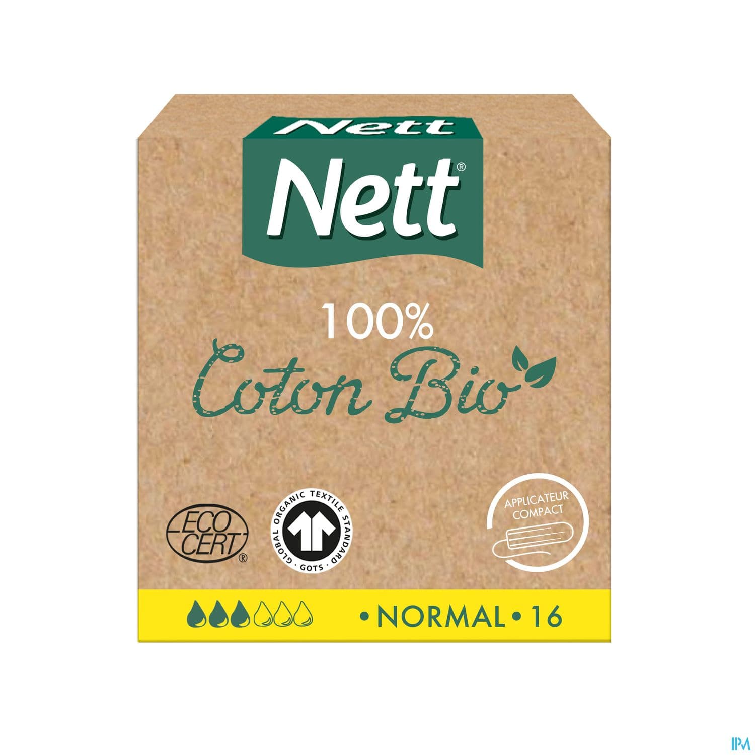 TAMPON NETT BIO+APPLIC NORM 16 — Pharmacie Pharmavance Gambetta