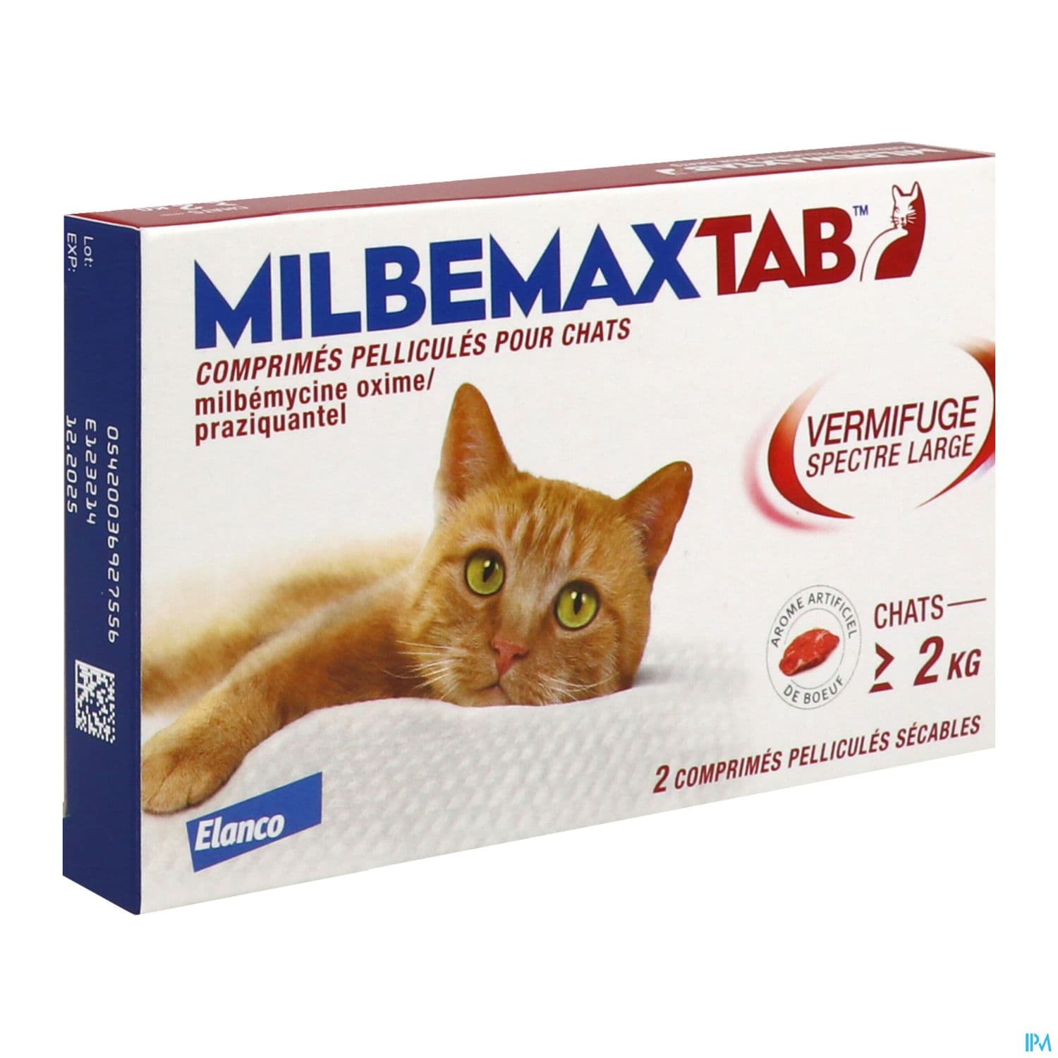 Elanco Milbemaxtab Vermifuge Chat Comprime 2
