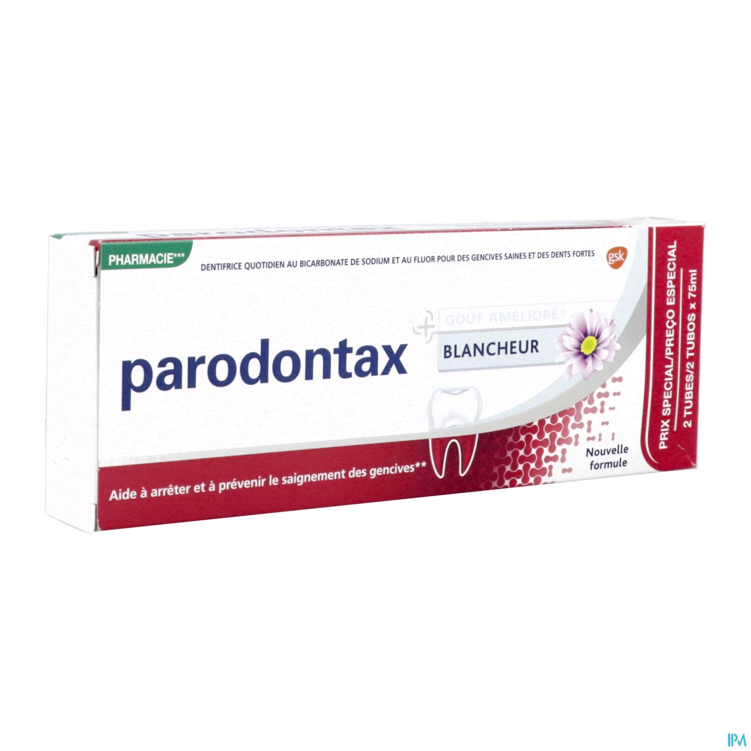 PARODONTAX DENT BLANCHEUR 75ML X2