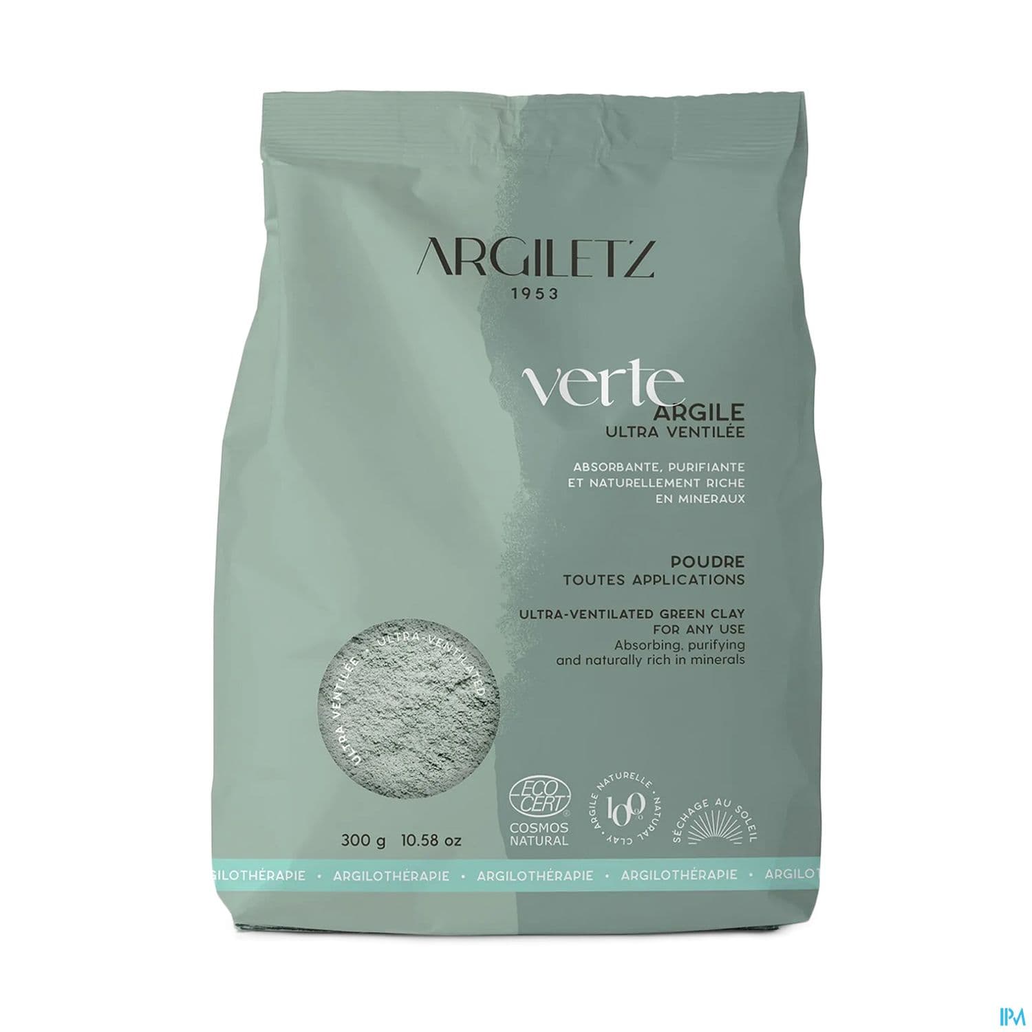 Argiletz Argile Verte Poudre Ultraventilee 300g